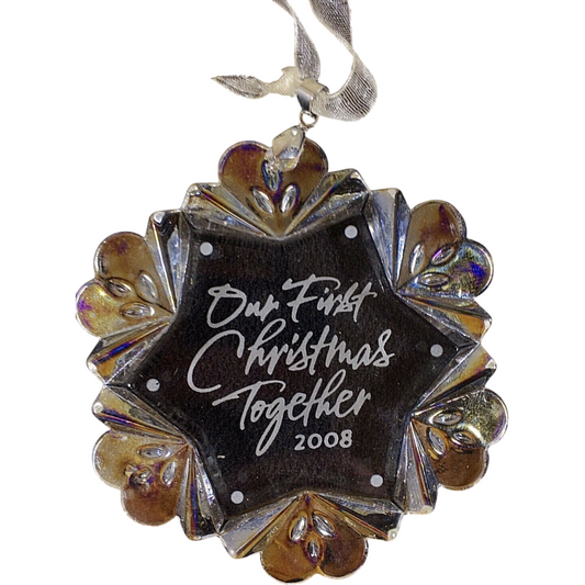 2008 First Christmas Together Hallmark Ornament (Snowflake) QXG6261