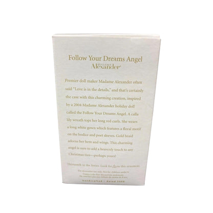 2008 Follow Your Dreams Angel Hallmark Ornament (Madame Alexander) QX2874 Image6