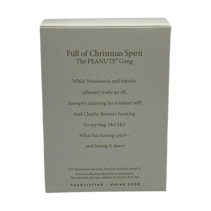 2008 Full of Christmas Spirit Hallmark Ornament (Peanuts) QXM8121 Image7