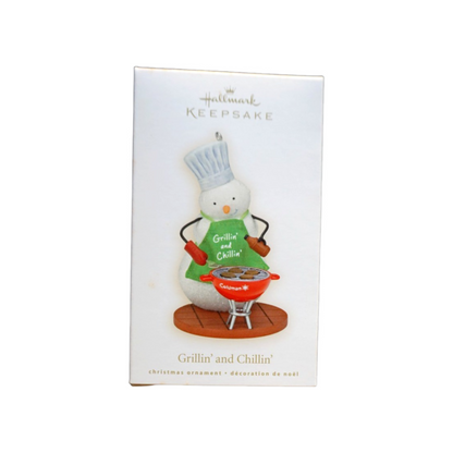 2008 Grillin' and Chillin' Hallmark Ornament (Snowman) QXG2061 Image2