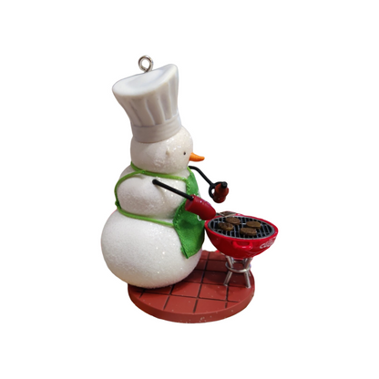 2008 Grillin' and Chillin' Hallmark Ornament (Snowman) QXG2061 Image3