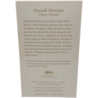 2008 Hannah Montana Hallmark Ornament (Disney) QXD2151