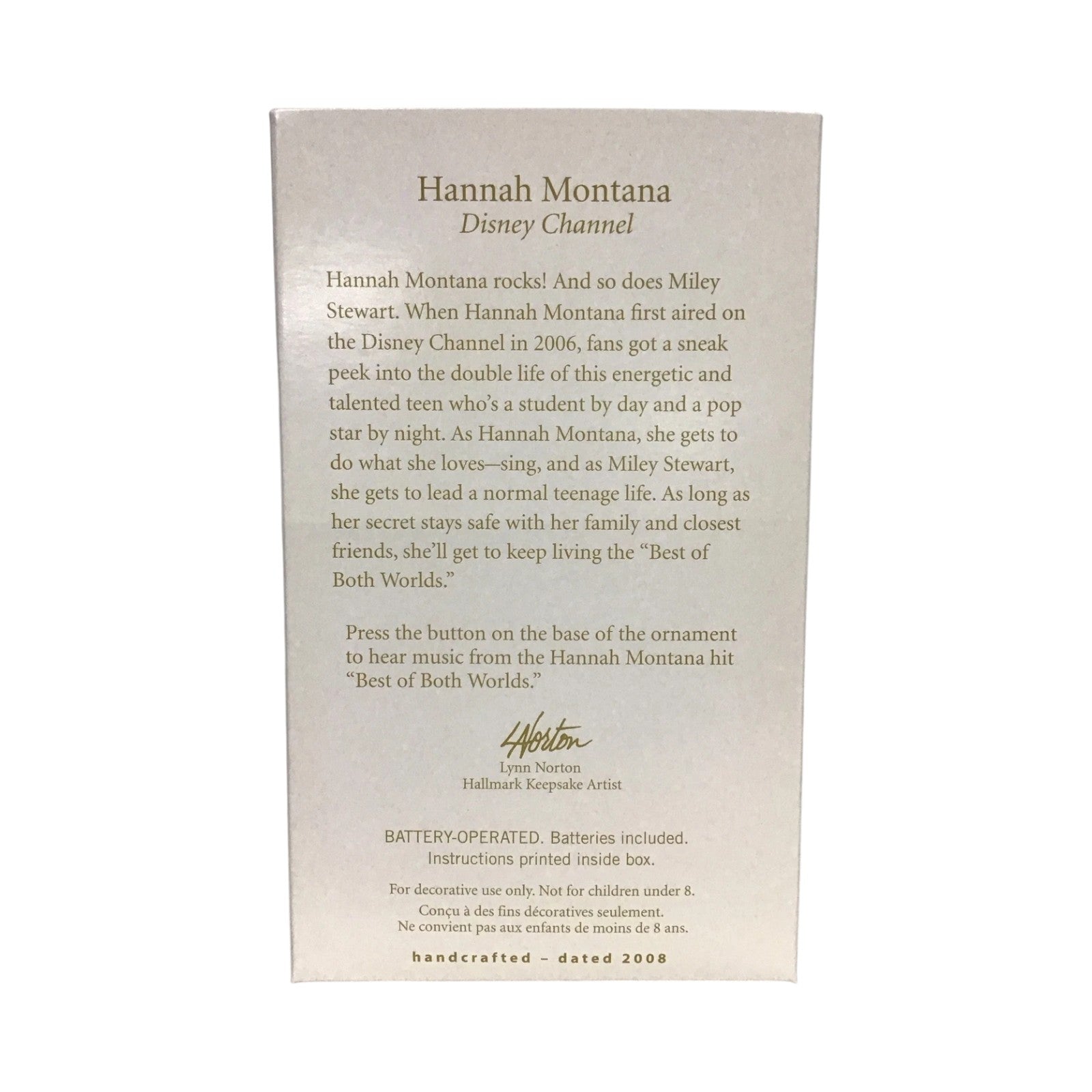 2008 Hannah Montana Hallmark Ornament (Disney) QXD2151 Image6