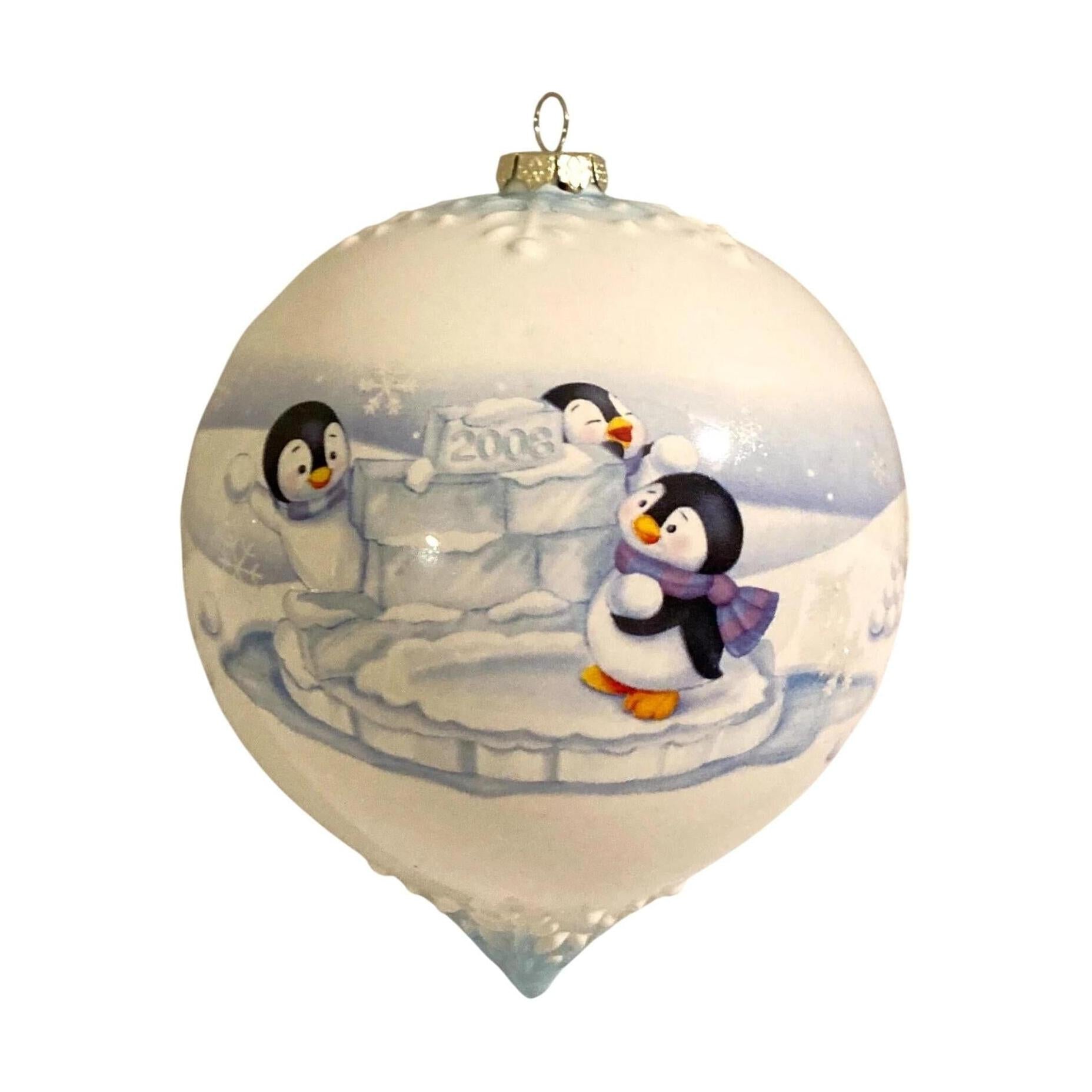 2008 Having a Snow Ball Hallmark Ornament (Kris' Penguins) LRP3421 Image5