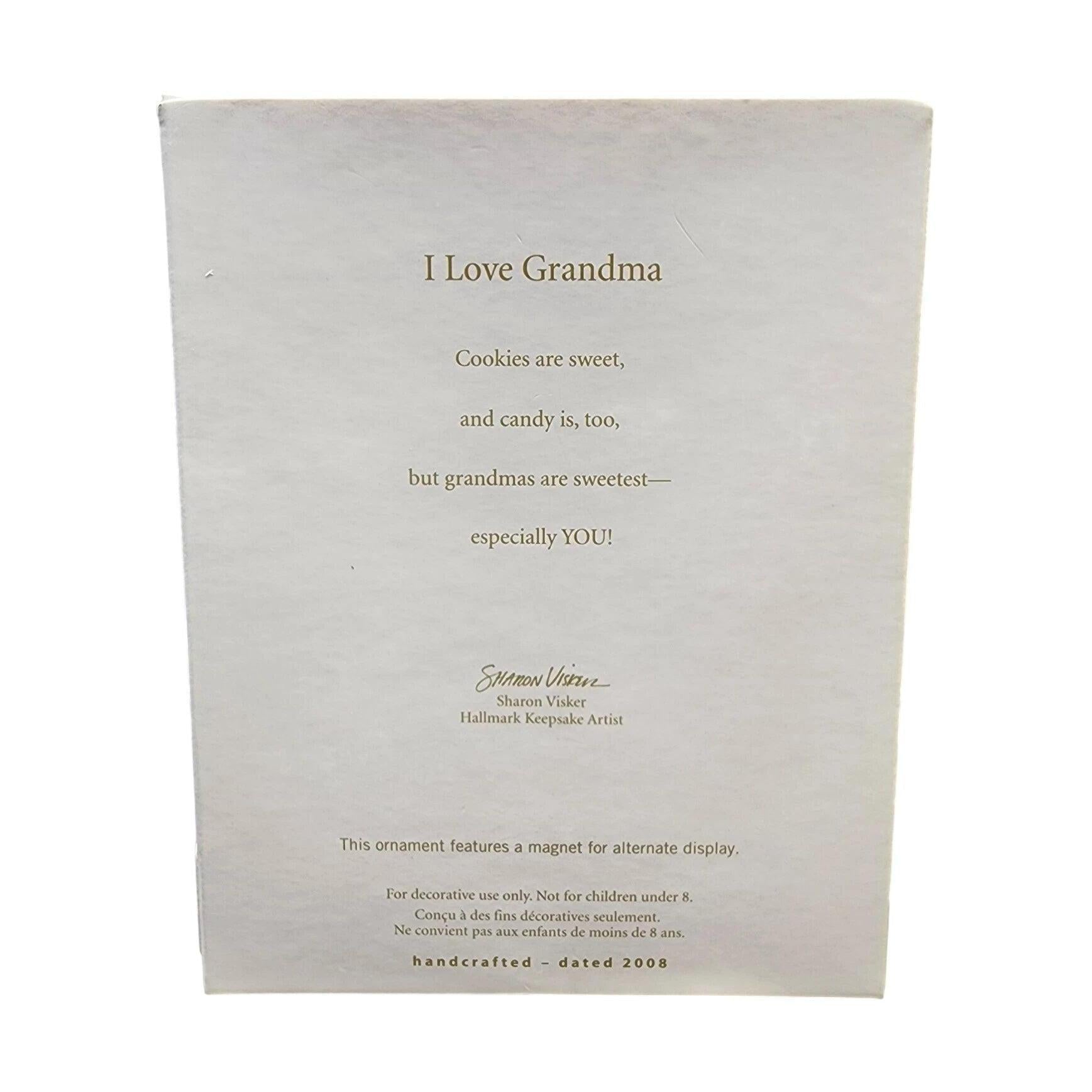 2008 I Love Grandma Hallmark Ornament (Photo Holder) QXG6144 Image5