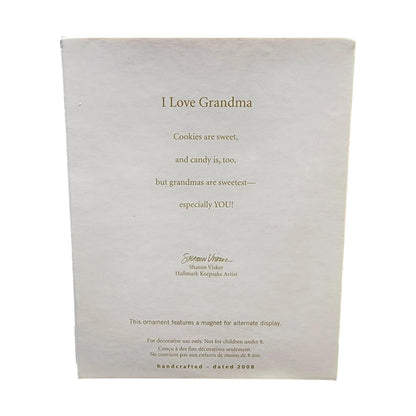 2008 I Love Grandma Hallmark Ornament (Photo Holder) QXG6144 Image5