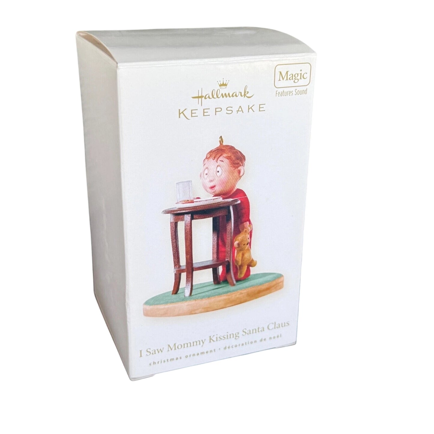 2008 I Saw Mommy Kissing Santa Claus Hallmark Ornament (Children) QSR8021