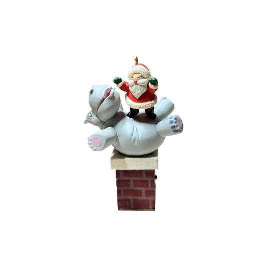 2008 I Want A Hippopotamus For Christmas Hallmark Ornament (Hippo) QSR8011 Image1