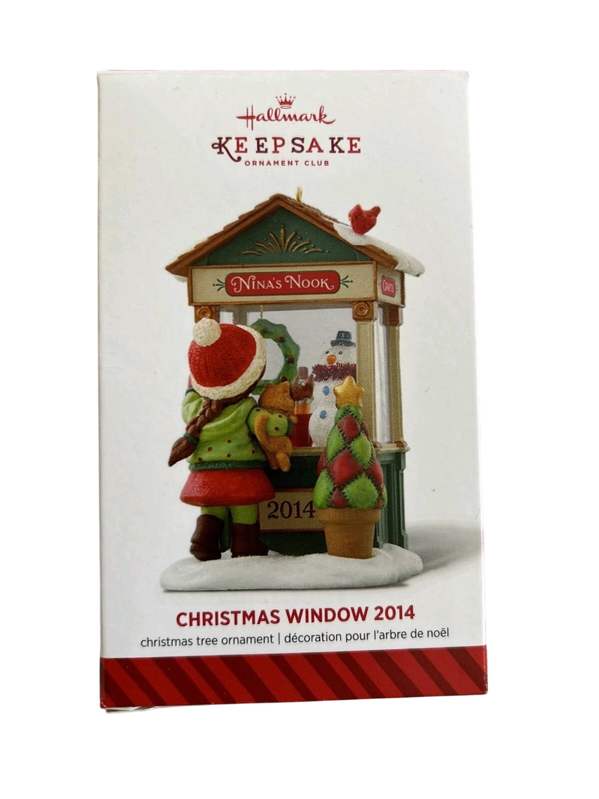 2008 Kringle's Korner Book Store Hallmark Ornament (Christmas Window) QXC8002 Image2