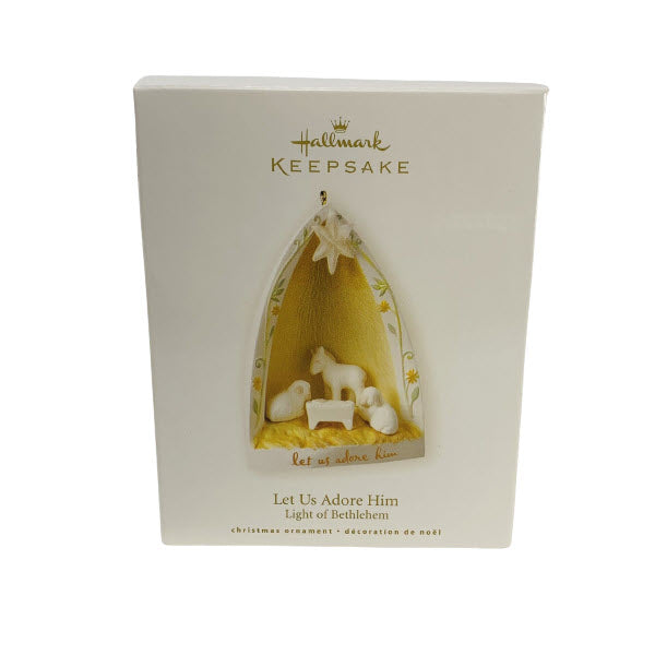 2008 Let Us Adore Him Hallmark Ornament (Light of Bethlehem) QXT8304