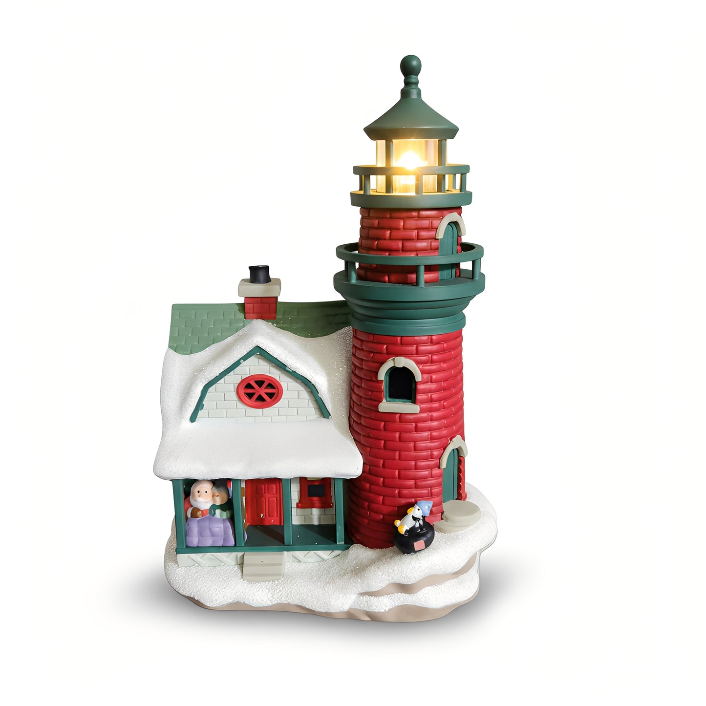 2008 Lighthouse Greetings Hallmark Ornament (Lighthouse Greetings) QX7181