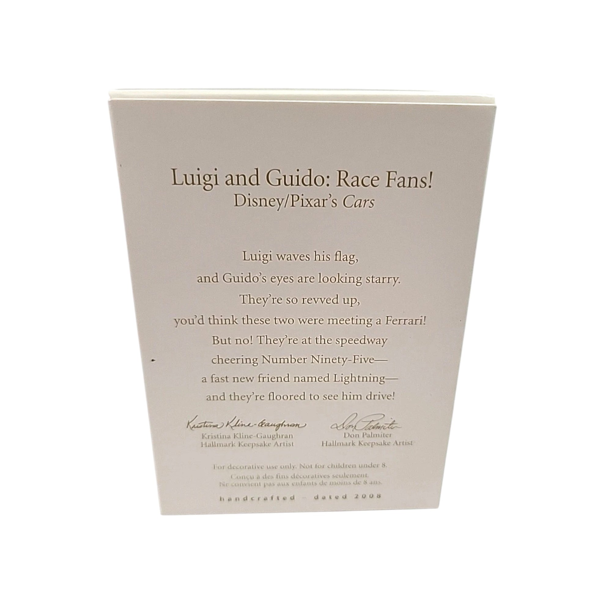 2008 Luigi and Guido: Race Fans! Hallmark Ornament (Cars) QXD4244 Image6