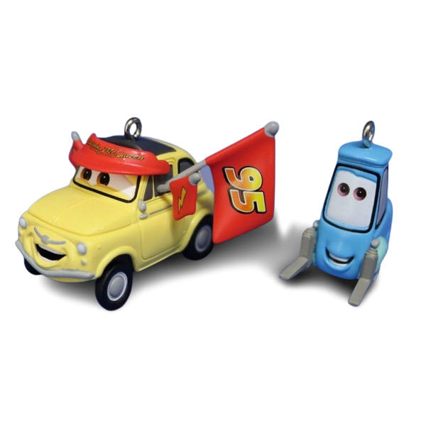 2008 Luigi and Guido: Race Fans! Hallmark Ornament (Cars) QXD4244