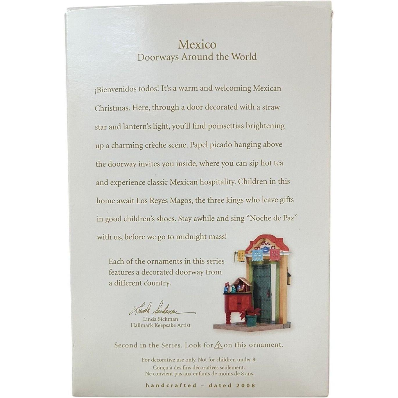 2008 Mexico Hallmark Ornament (Doorways Around the World) QX7094
