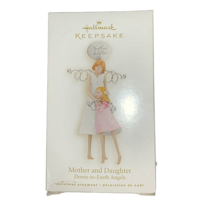 2008 Mother and Daughter Hallmark Ornament (Down to Earth Angels) QXG6481