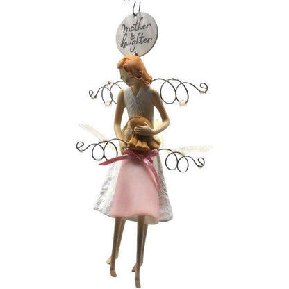 2008 Mother and Daughter Hallmark Ornament (Down to Earth Angels) QXG6481