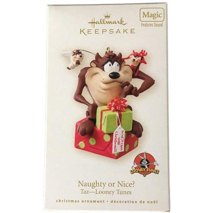 2008 Naughty or Nice? Hallmark Ornament (Taz-Looney Tunes) QX4194