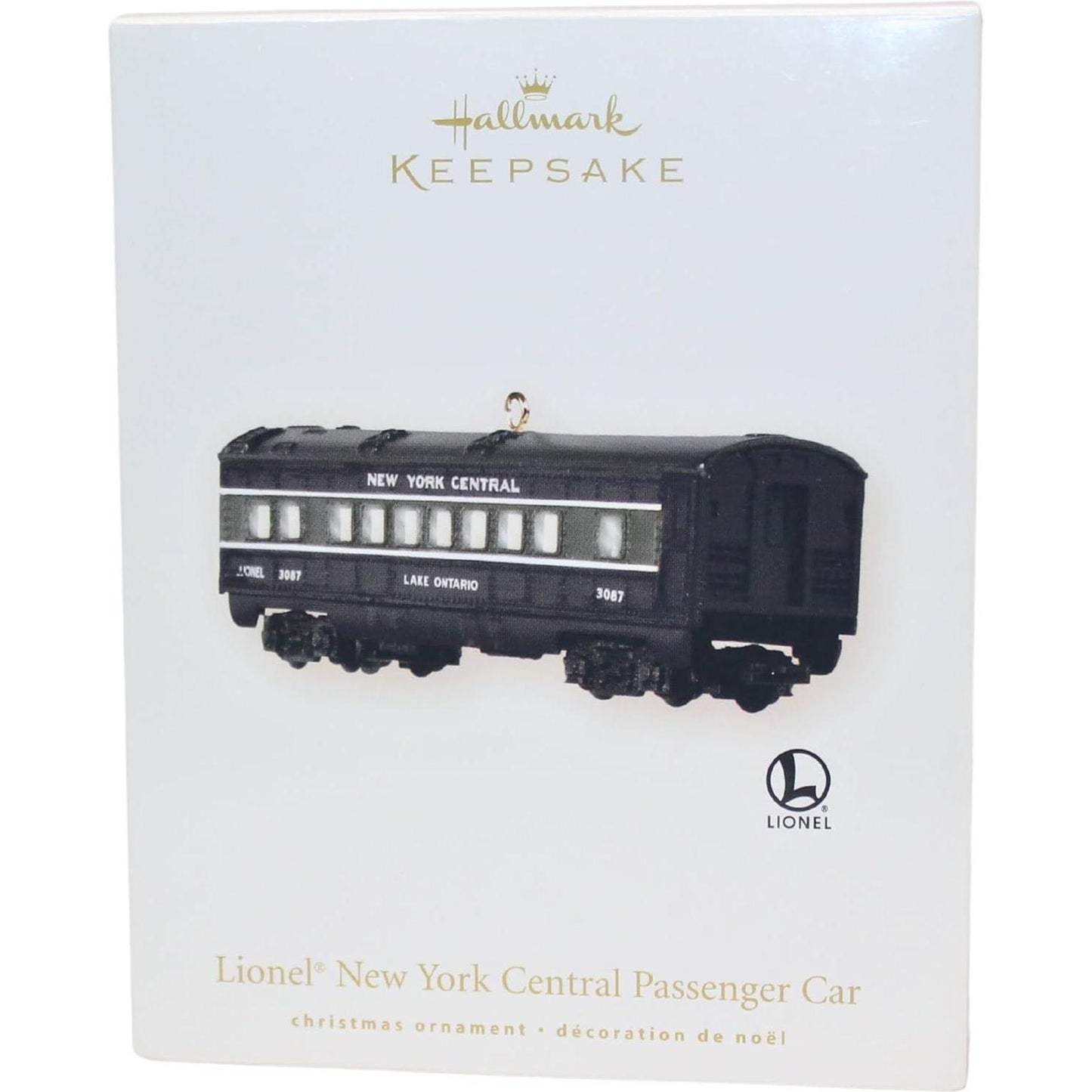 2008 New York Central Passenger Car Hallmark Ornament (Lionel) QXI2004