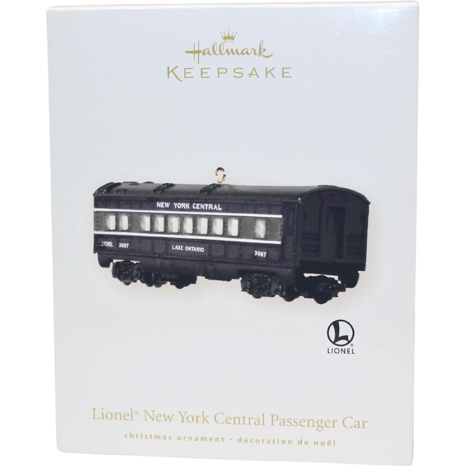 2008 New York Central Passenger Car Hallmark Ornament (Lionel) QXI2004