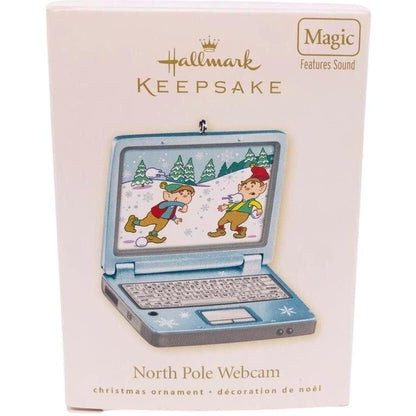 2008 North Pole Webcam Hallmark Ornament (Magic Laptop) QHF3034