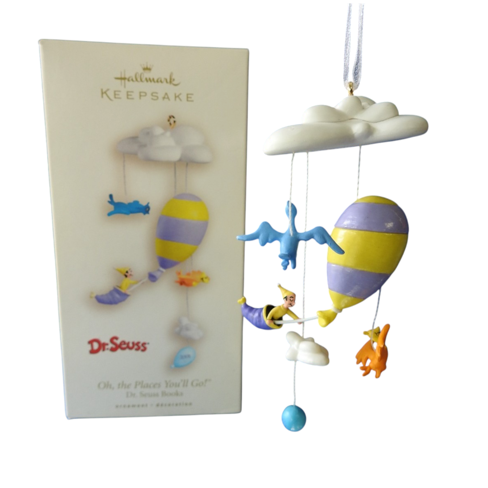 2008 Oh, the Places You'll Go! Hallmark Ornament (Dr. Seuss) QHG9403