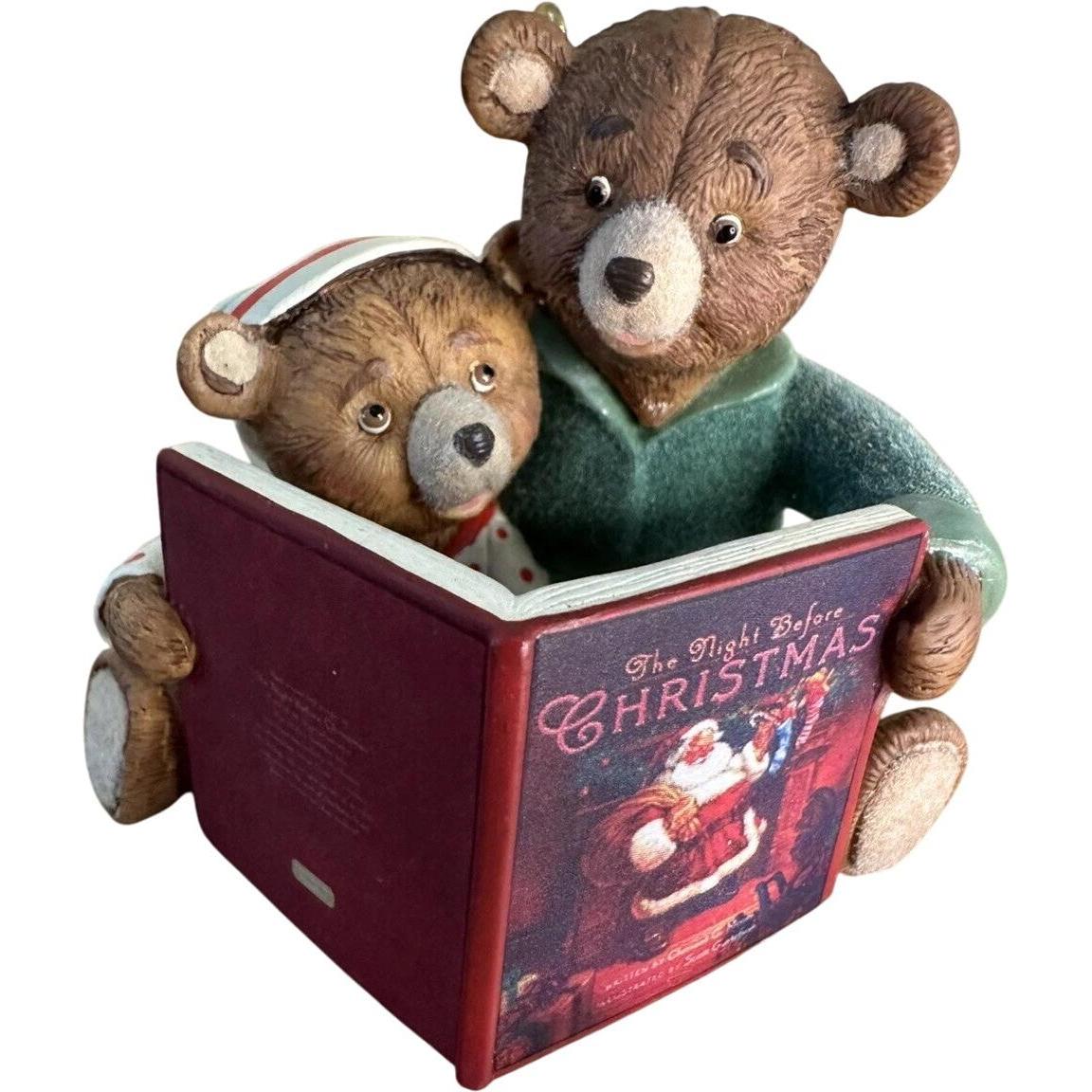 2008 Oh, What Fun to Read Hallmark Ornament (Bear) QXG7224