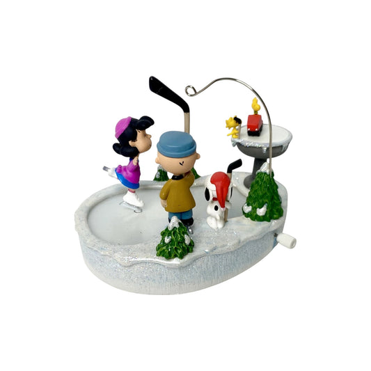 2008 Peanuts on Ice Hallmark Ornament (Peanuts) QXI4214 Image1
