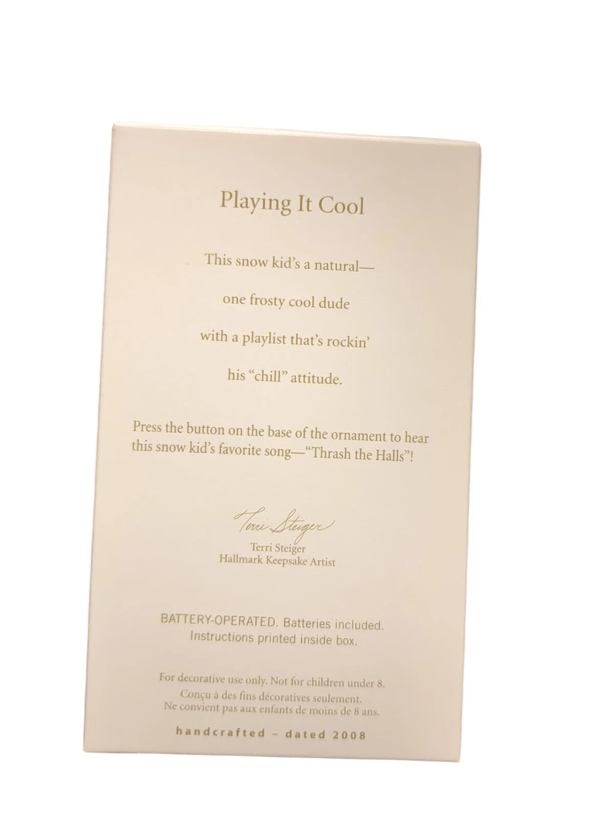 2008 Playing It Cool Hallmark Ornament (Snowmen) QXG2064 Image6