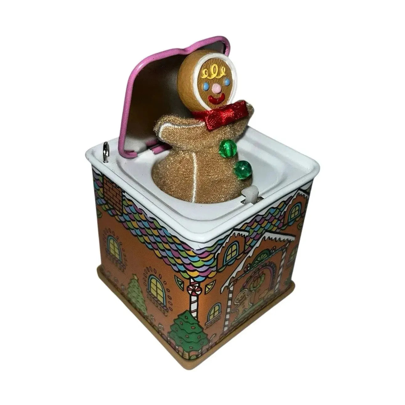 2008 Pop! Goes the Gingerbread Man Hallmark Ornament (Jack-in-the-Box Memories) QX7161 Image5