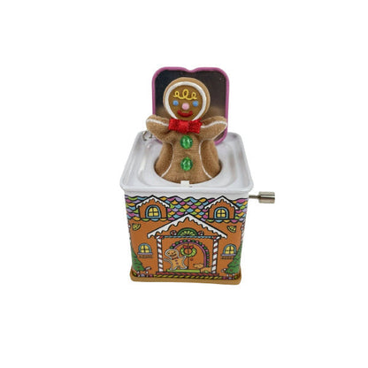 2008 Pop! Goes the Gingerbread Man Hallmark Ornament (Jack-in-the-Box Memories) QX7161