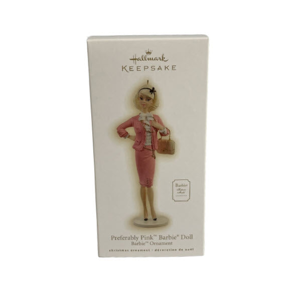 2008 Preferably Pink Hallmark Ornament (Barbie) QXI2024