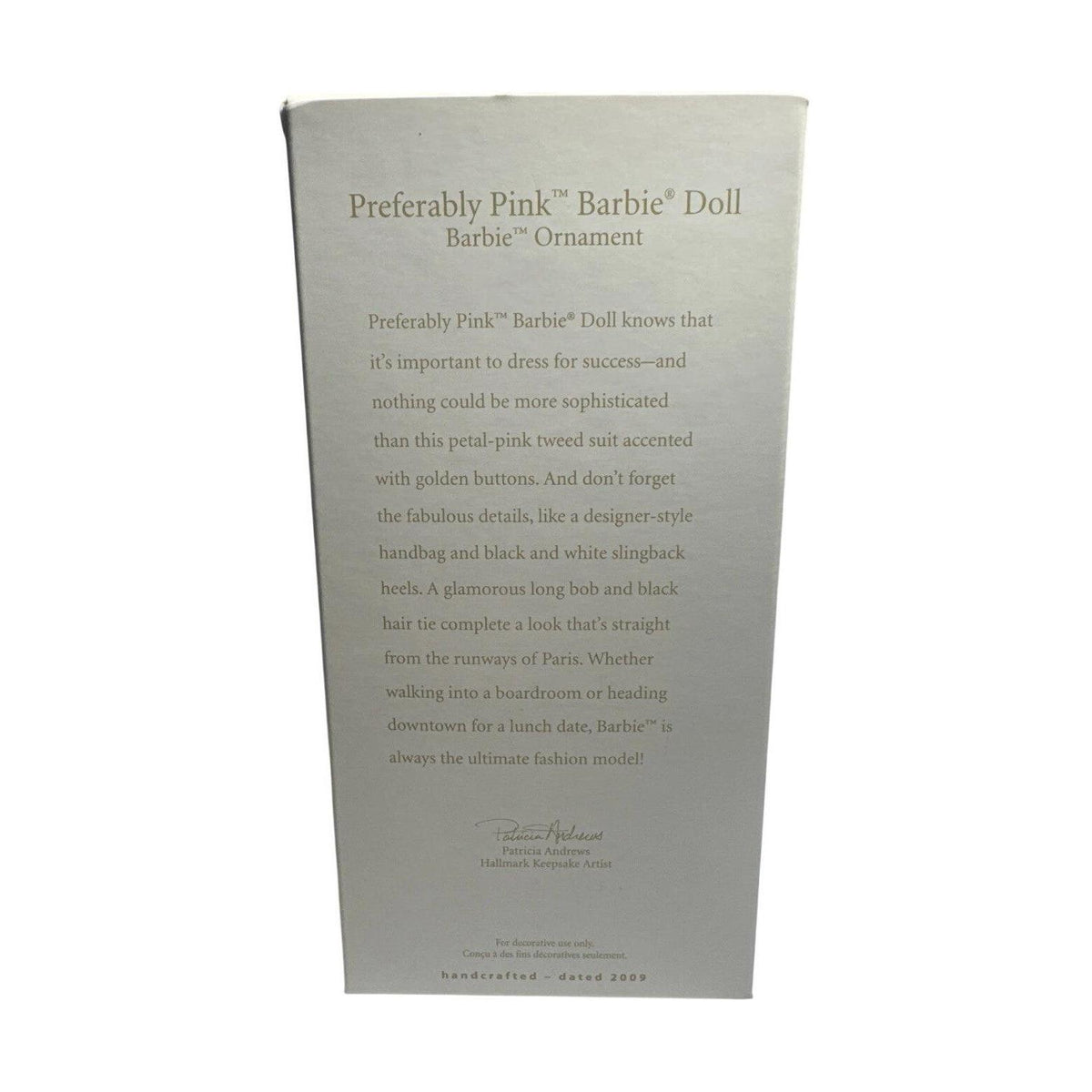 2008 Preferably Pink Hallmark Ornament (Barbie) QXI2024 Image4