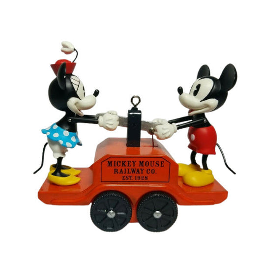 2008 Riding the Rails Hallmark Ornament (Mickey Mouse & Friends) QXE9004