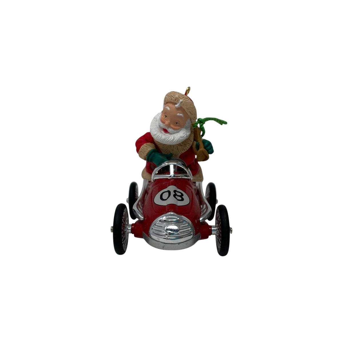 2008 Santa Takes a Spin Hallmark Ornament (Santa Claus) QXC8014 Image5