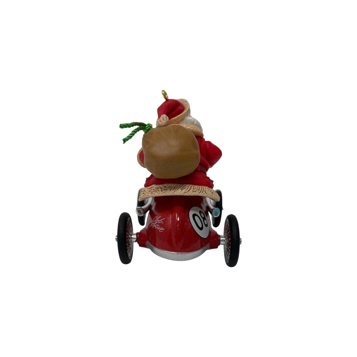 2008 Santa Takes a Spin Hallmark Ornament (Santa Claus) QXC8014 Image6