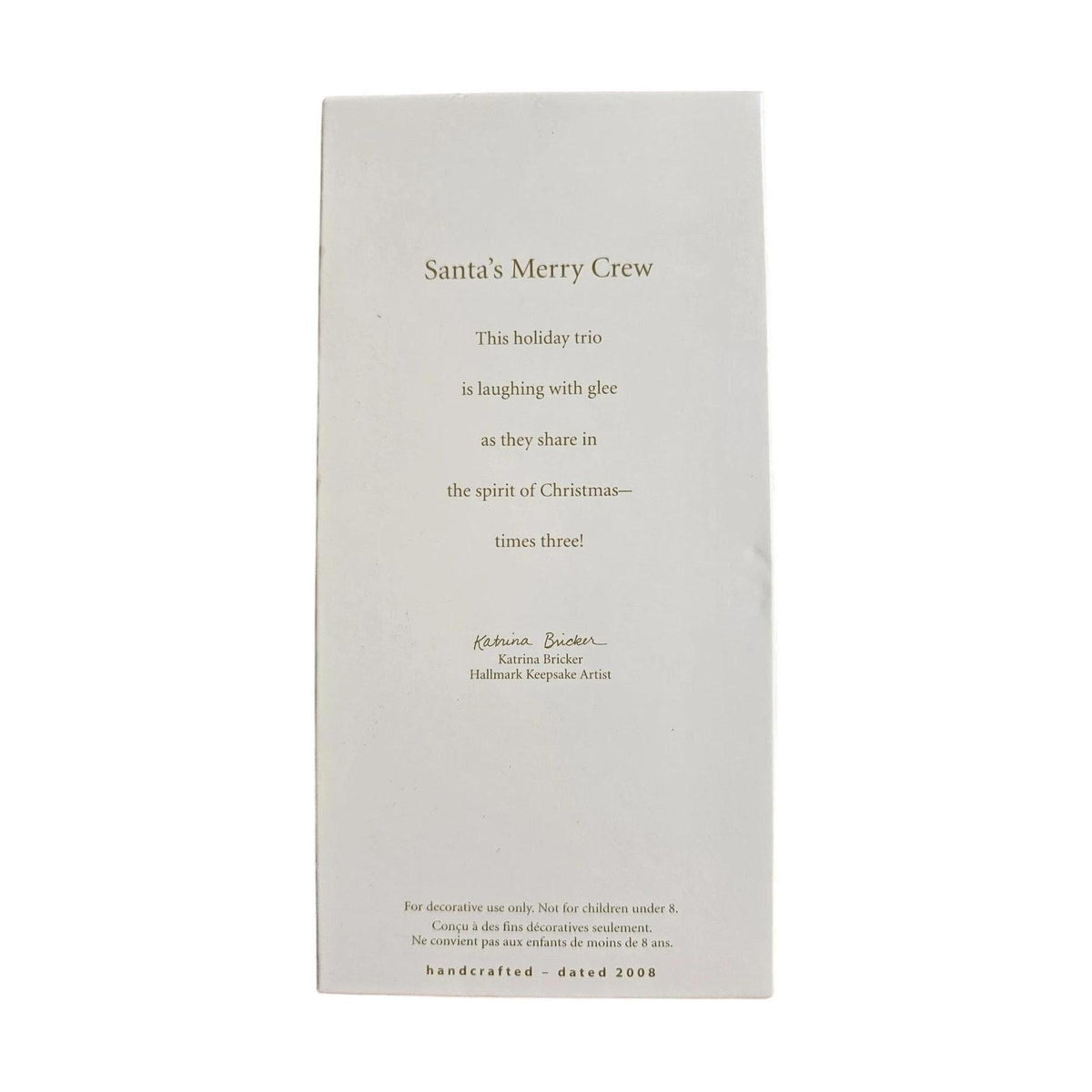 2008 Santa's Merry Crew Hallmark Ornament (Santa Claus) QP1141 Image7