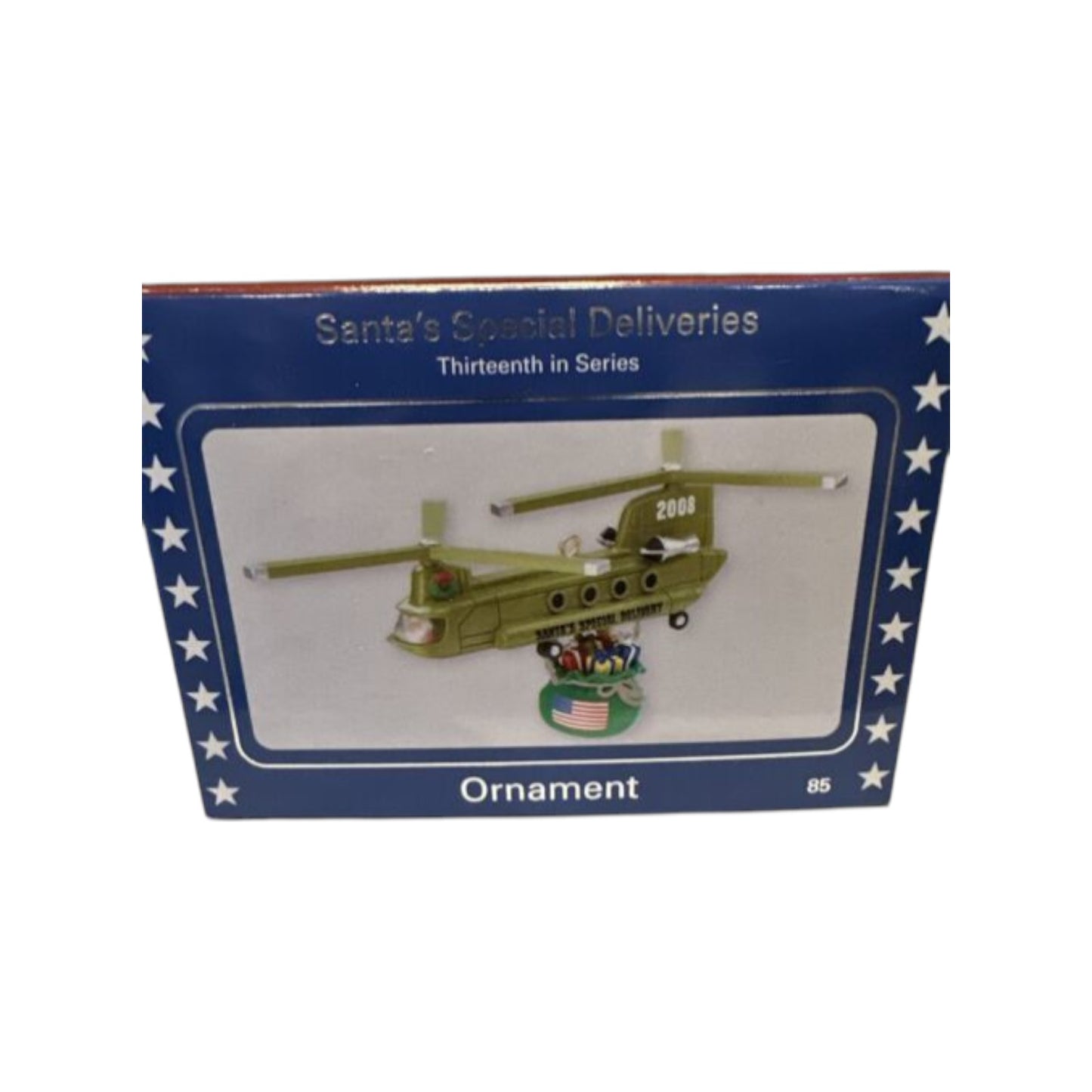 2008 Santa’s Special Deliveries (Patriotic) Carlton Cards Heirloom Ornament CXOR-085T Image2