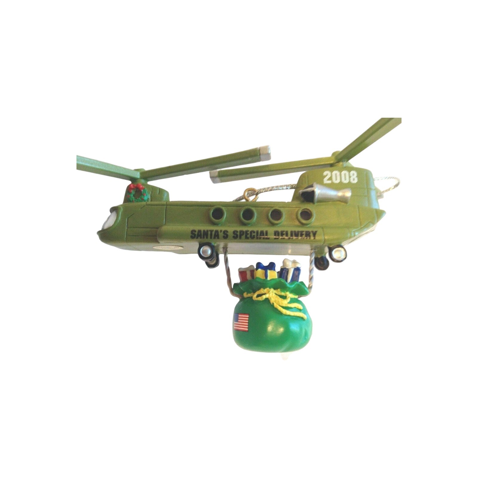 2008 Santa’s Special Deliveries (Patriotic) Carlton Cards Heirloom Ornament CXOR-085T Image3
