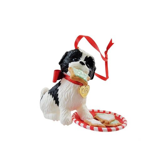 2008 Shih Tzu Hallmark Ornament (Puppy Love) QX6854 Image1
