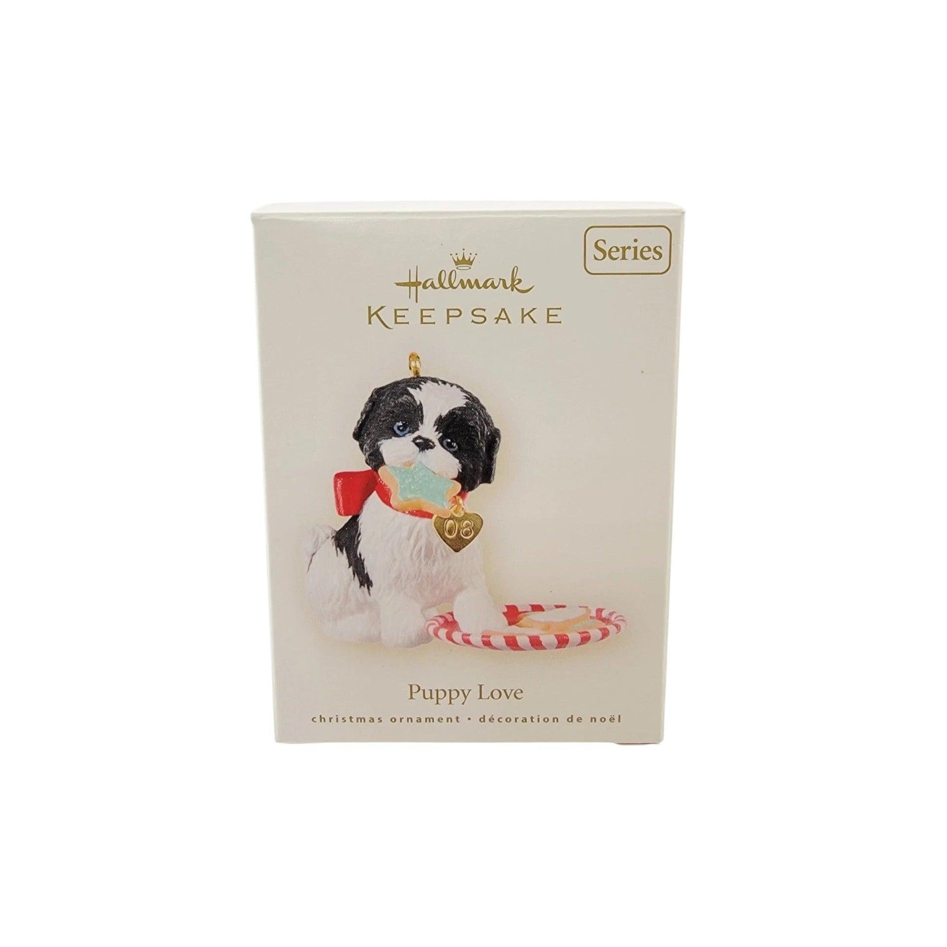 2008 Shih Tzu Hallmark Ornament (Puppy Love) QX6854 Image2
