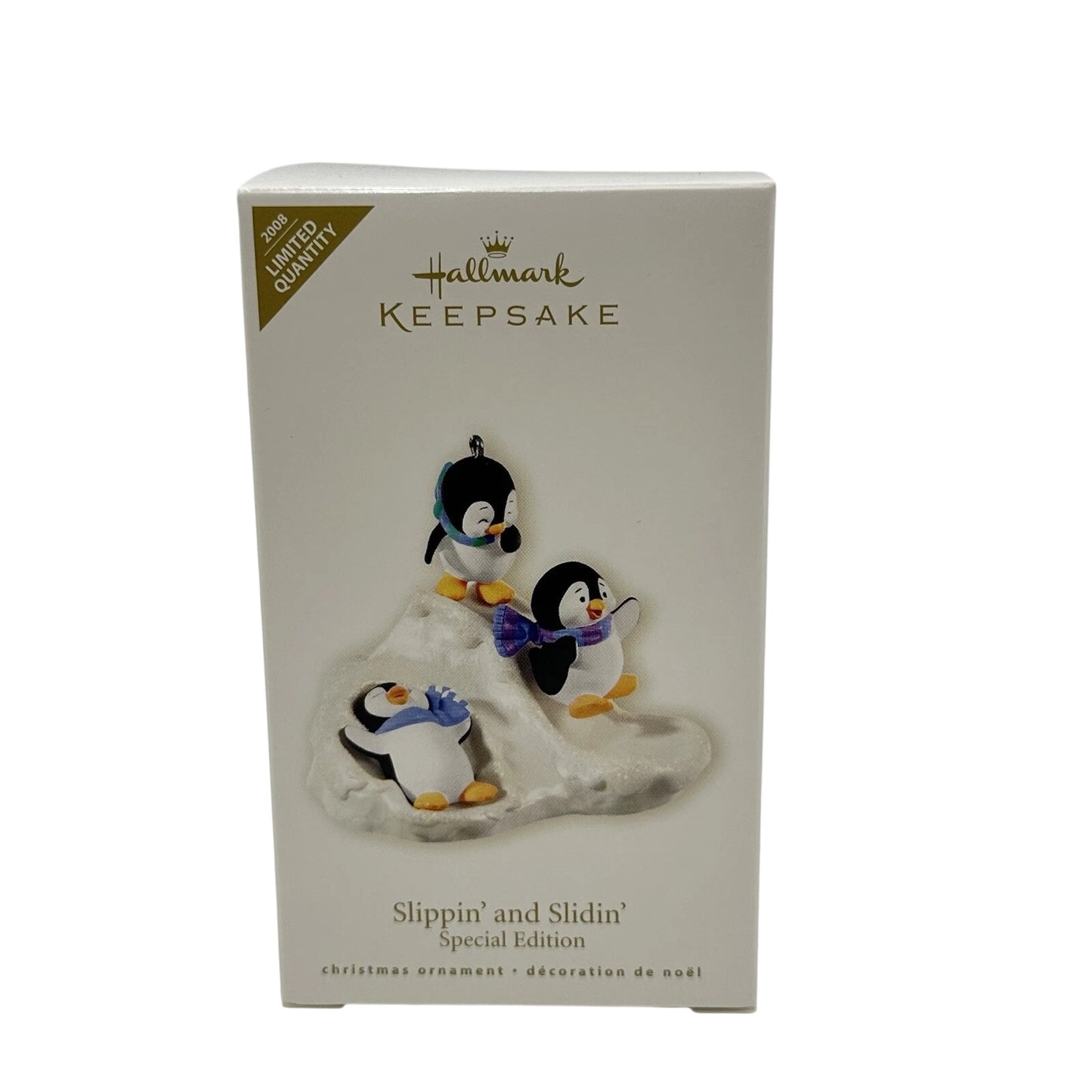 2008 Slippin and Slidin' Hallmark Ornament (Kris' Penguins) QXE9064 Image2