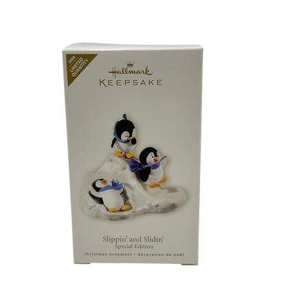 2008 Slippin and Slidin' Hallmark Ornament (Kris' Penguins) QXE9064 Image2