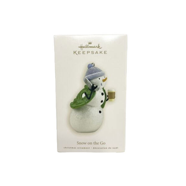 2008 Snow on the Go Hallmark Ornament (Snowman) QXG2211