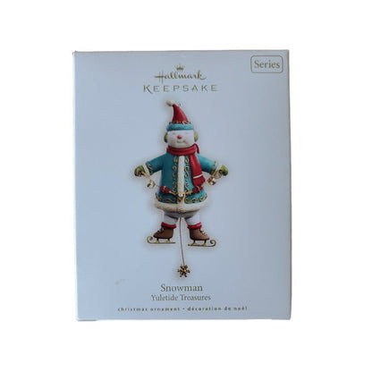 2008 Snowman Hallmark Ornament (Yuletide Treasures) QX7124