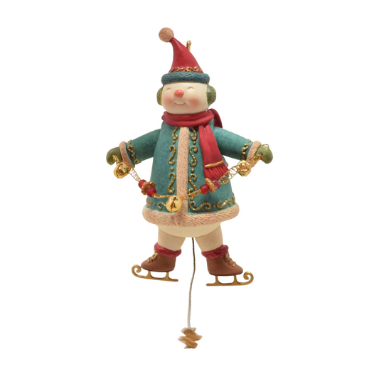 2008 Snowman Hallmark Ornament (Yuletide Treasures) QX7124 Image1