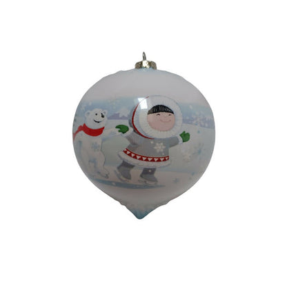 2008 So Nice Being on Ice Hallmark Ornament (Ball) LPR3411