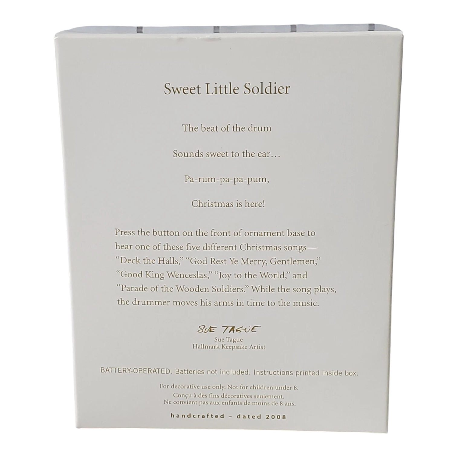 2008 Sweet Little Soldier Hallmark Ornament (Sweet) QXG7164 Image7