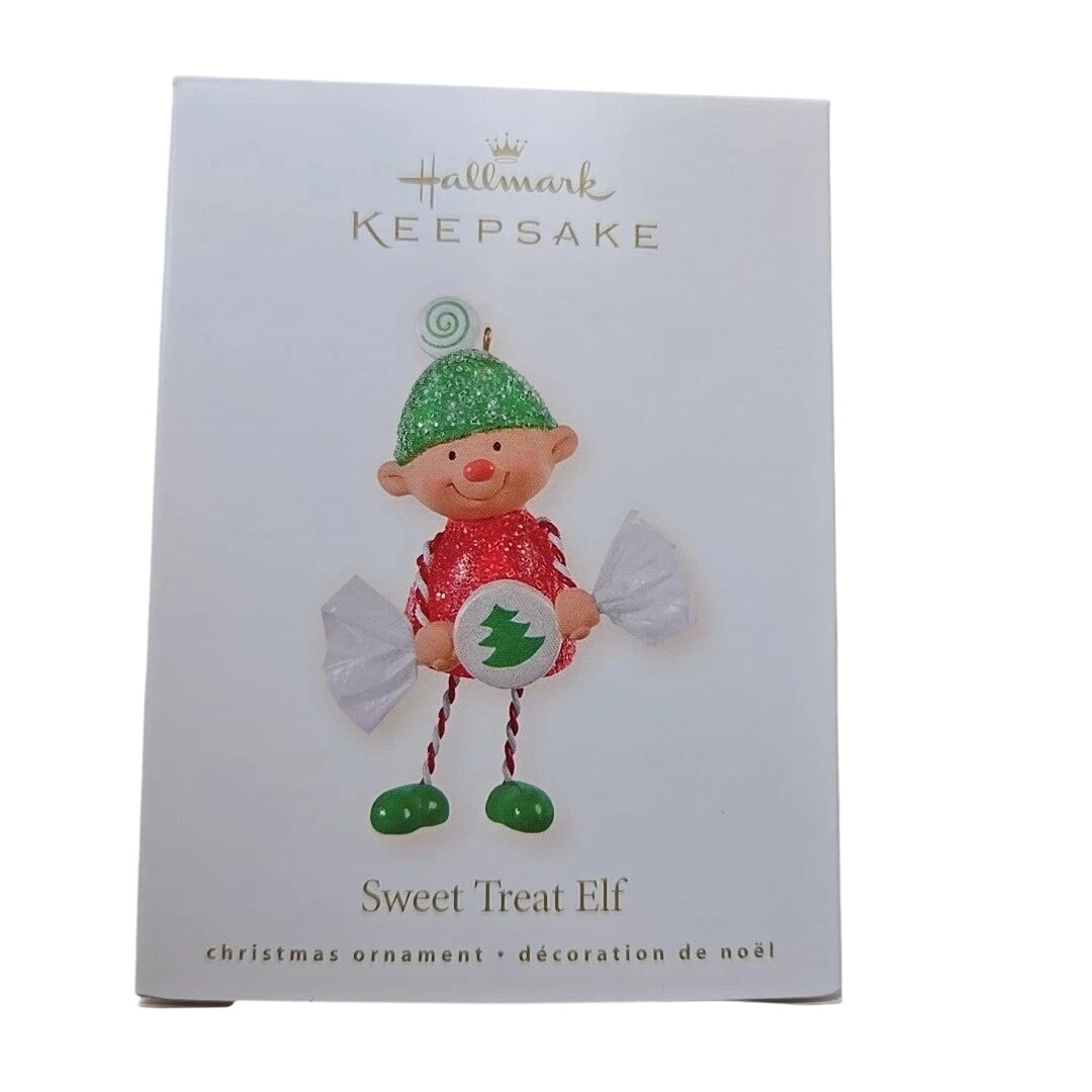 2008 Sweet Treat Elf Hallmark Ornament (Candy) LPR3391 Image2