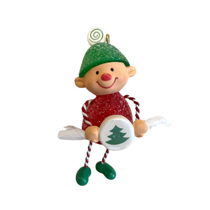 2008 Sweet Treat Elf Hallmark Ornament (Candy) LPR3391