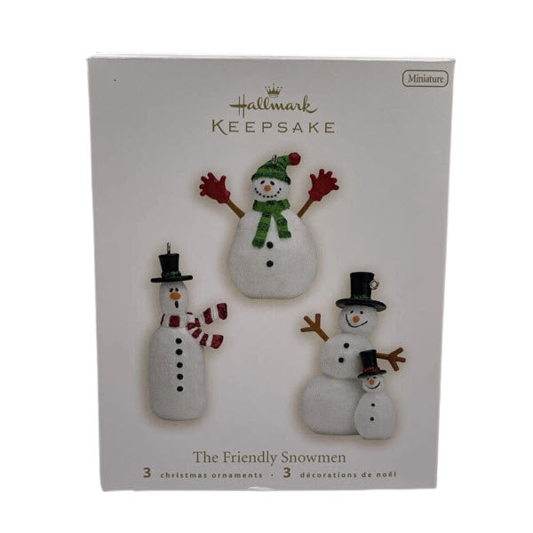 2008 The Friendly Snowmen Hallmark Ornament (Snowmen) QXM8104